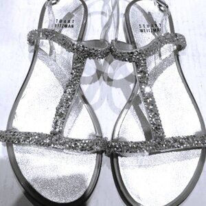 Stuart Weitzman Glitter Jelly Sandals in EU 37 / USA 7 (NEW)